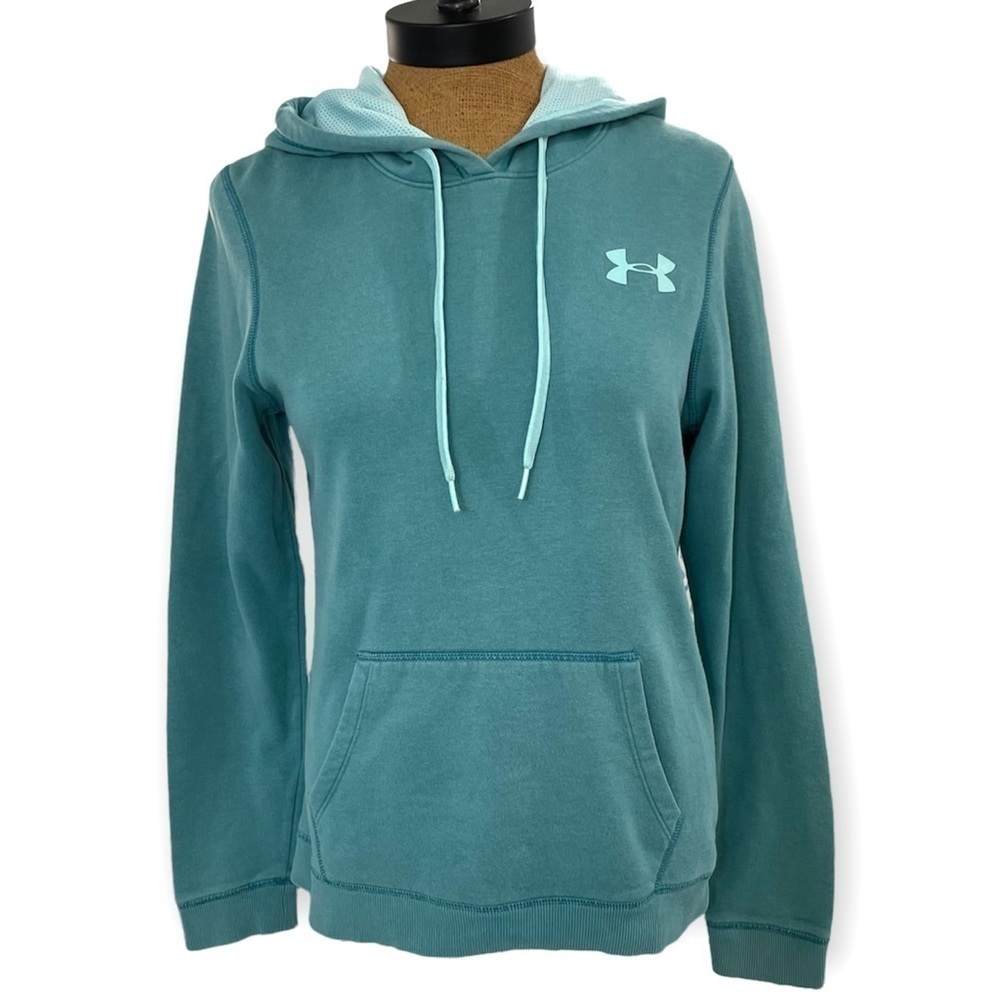 Under Armour Seafoam Green hoodie sweatshirt kangaroo pouch super soft Small‍‍‍‍